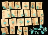 Lot of Nevada Turquoise Pins