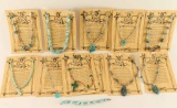 Lot of 11 Nevada Turquoise Chokers