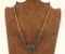 Ladies Vintage Marcasite & Stone Necklace