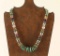 Navajo Turquoise& Sterling Beaded Necklace