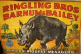 Ringling Brothers Canvas Circus Banner