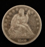 1840 Liberty Seated Half Dollar