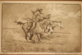 Signed Etching by Robert Freeman