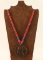 Beaded Necklace with Peace Medal