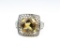 Elegant LEVIAN Style Citrine & Diamond Ring