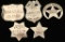 Sterling Silver Repro Sheriff Badge Lot
