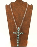 Navajo Sterling & Turquoise Cross