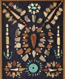 Framed Indian Artifacts & Arrowheads