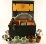 WWII US Army Officer's Field Mess Kit