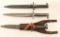 Lot of 3 Swedish Bayonets