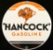 Vintage Hancock Gasoline Porcelain Sign