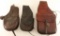 Lot of 3 Saddle Bags