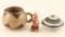 Lot of 3 Pottery Pieces