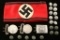 German WWII Buckles, Arm Band & Buttons