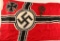 Lot of 3 German WWII Flags & Pole Top
