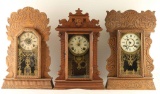 Lot of 3 Antique Clocks