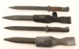 Lot of 2 German WWI K98 Bayonets