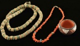Navajo Jewelry & Small Pot