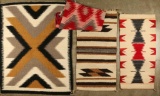 Lot of 4 Mexican Rugs