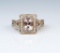 Captivating LEVIAN Morganite & Diamond Ring