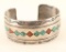 Navajo Ladies Inlaid Cuff Bracelet