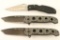 Lot of 3 Pocket Knives