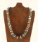 Heavy Spiny Oyster & Turquoise Beaded Necklace