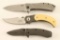 Lot of 3 Folding Knives