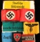 Lot of 8 Repro German WWII Armbands