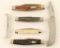 Lot of 6 Pocket Knives