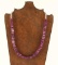 Purple Turquoise Navajo Silver Bead Necklace