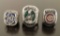 Lot of 3 Faux Championship Rings