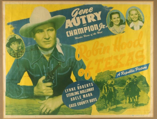 Lot of 2 Gene Autry Movie Posters