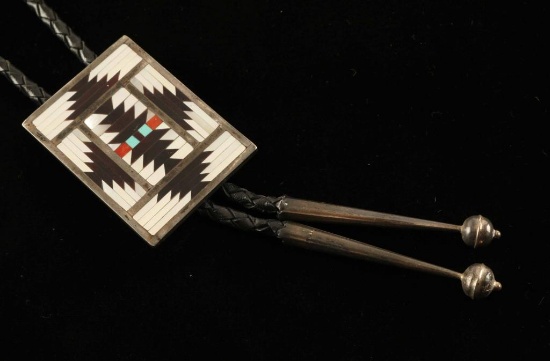 Inlaid Bolo Tie