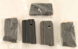 Lot of 5 AR-15 Mags