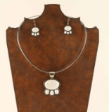 Navajo Crazy Horse Howlite Necklace Set