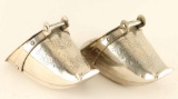 South American Silver Conquistador Stirrups