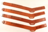 Lot of 4 Ammo Belts