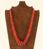 Mediterranean Coral Navajo Necklace