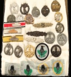 Collection of Repro German WWII Combat Badges