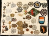 Assortment of German Pins, Tinnies & Patches