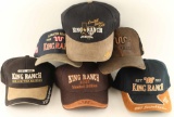 Collection of 6 King Ranch Hats