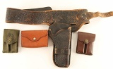 Lot of Gun Leather