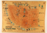 Map of Southwest Turquoise MInes