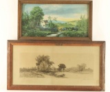 Antique Framed Engraving & Print