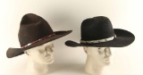 Lot of 2 Cowboy Hats