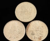 Lot of 3 Silver Morgan Silver Dollars