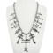 Navajo Silver Cross Squash Blossom