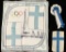 Olympic WWII Silk Scarf with Flag & Ribbon