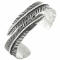 Native American Silver Feather Bracelet